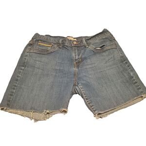 Levi's Size 10 (31x5.5) Cut Off Denim Shorts Denim Flap Pockets